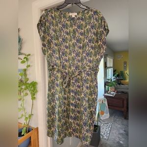 Coldwater Creek, size L/14, print belted dress